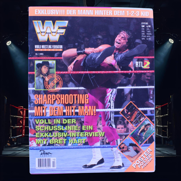 WWF Magazin Nr. 10 (1995) | Dino Verlag | King Mabel, Bret Hart, 1-2-3 Kid & In Your House Ergebnisse